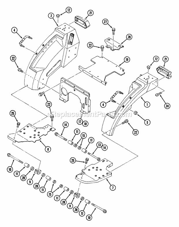 Part Location Diagram of MA-M371X80171 MTD SWITCH ASSY